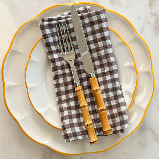 Sabre Besteckset Panda Bamboo 24-teiliges Set