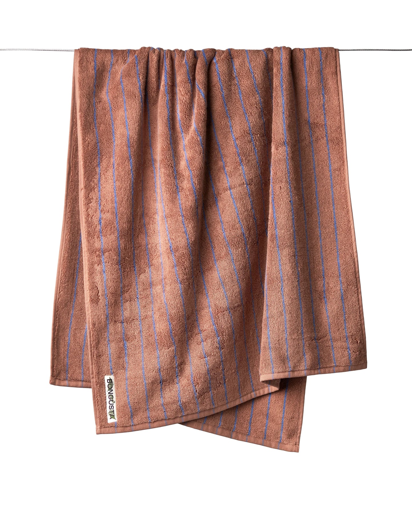 Bongusta Towels Brown & Blue