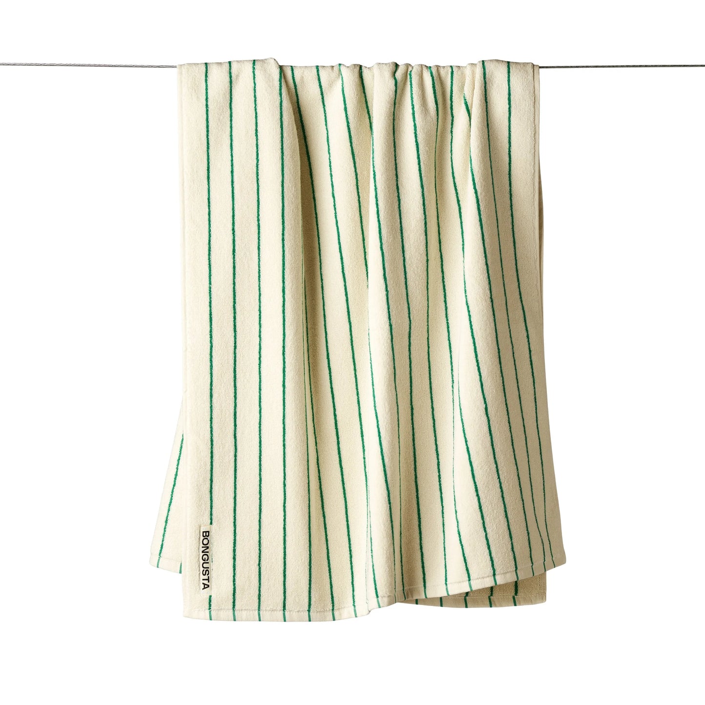 Bongusta Towels White & Green