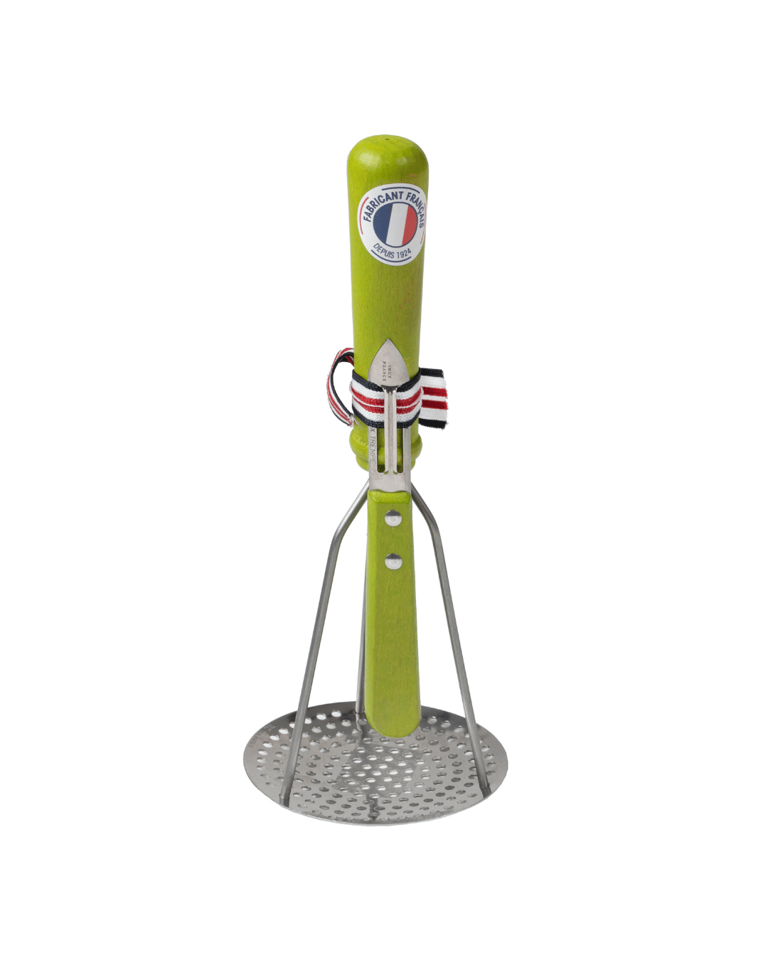 French Potato Masher and Peeler Green