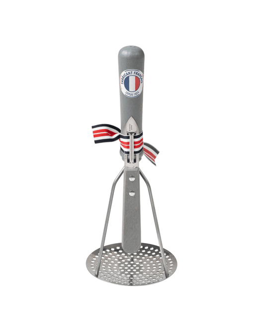 French Potato Masher and Peeler Grey