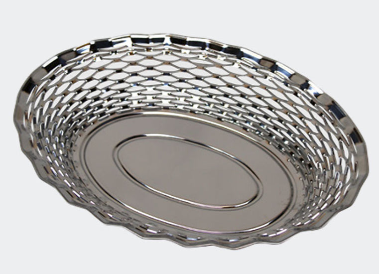 Bread Basket Stainless Steel Large