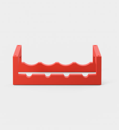 Massproductions Silo Stackable Wine Rack Red