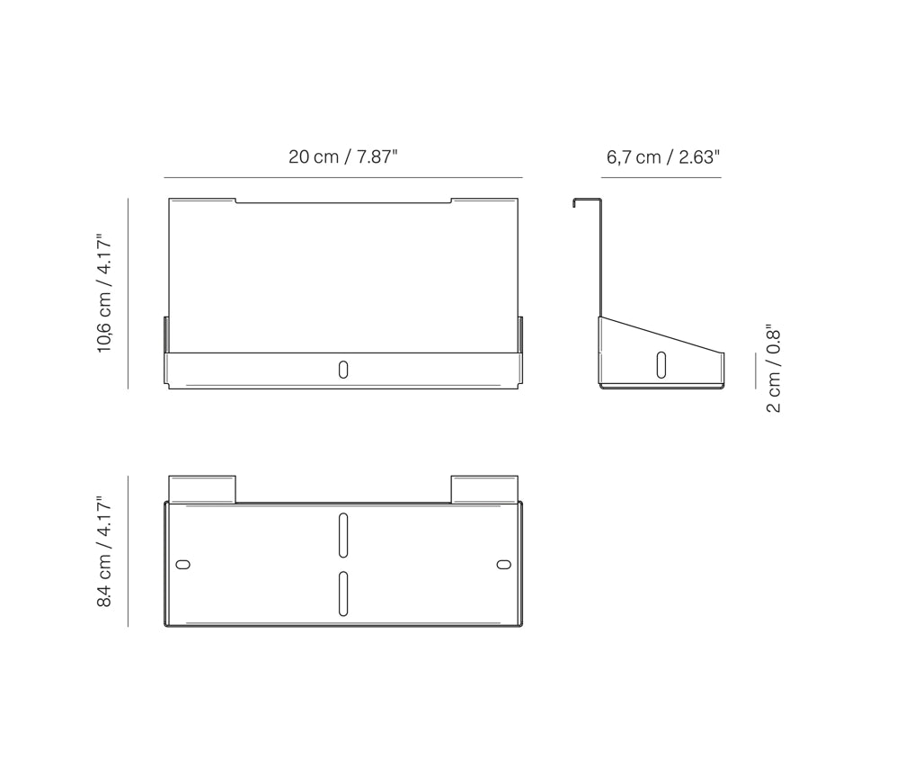 Veark Orange Rack Shelf