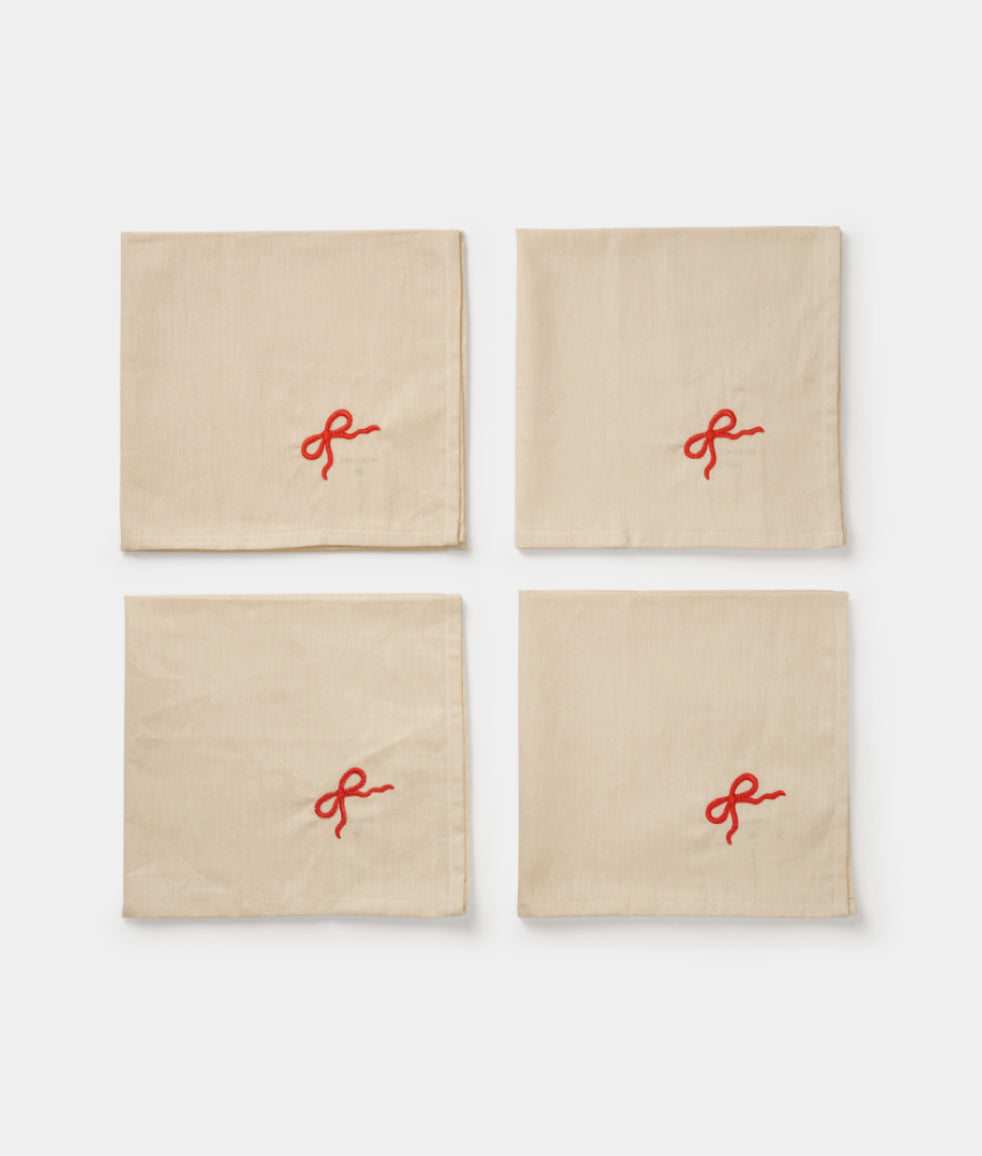 Midnight Napkin Set Bow