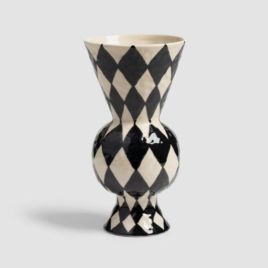 Vase Rhombic Black