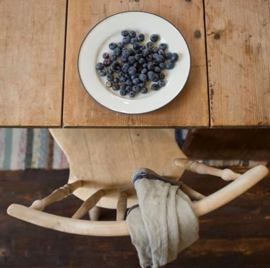 Little Plate Blue Line