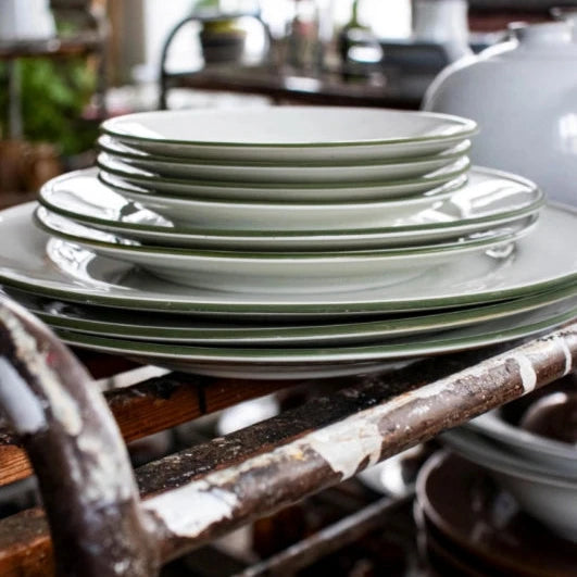 Liten tallerken grønn