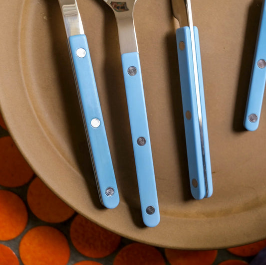 Set di posate Sabre Paris da 24 pezzi, blu pastello