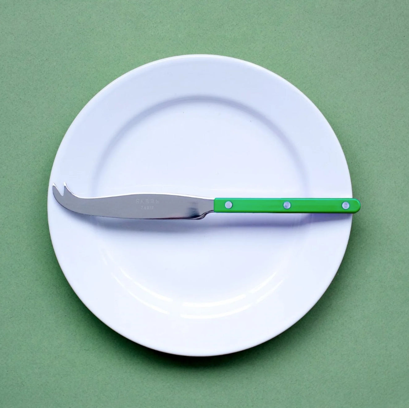 Sabre Cheese Knife Garden Green