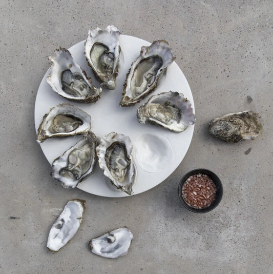 White Oyster Tray