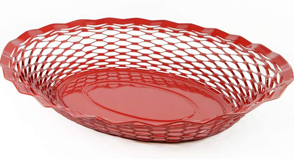 Bread Basket Large Red