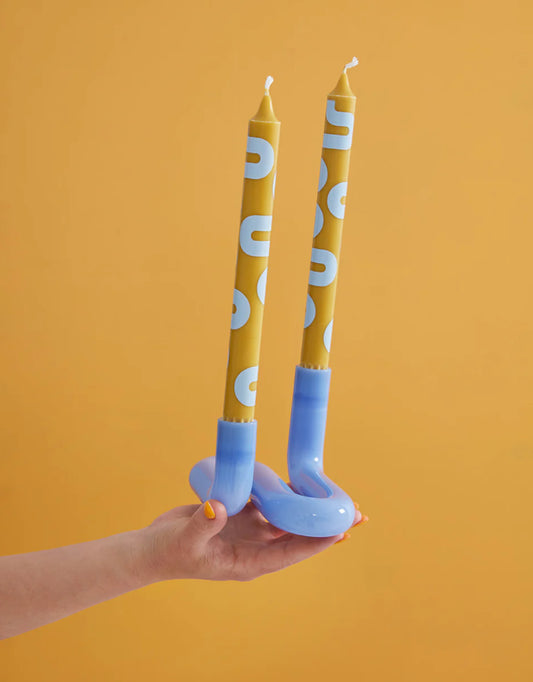 Candles Ochre and Rose