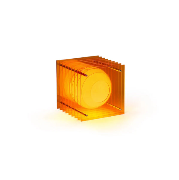LOP Small Square Orange Lamp