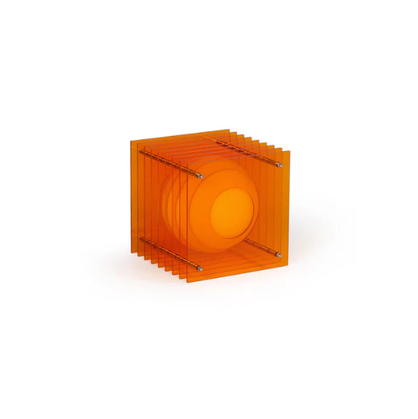 LOP Small Square Orange Lamp