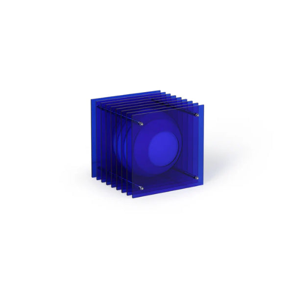 LOP Small Square Blue Lamp