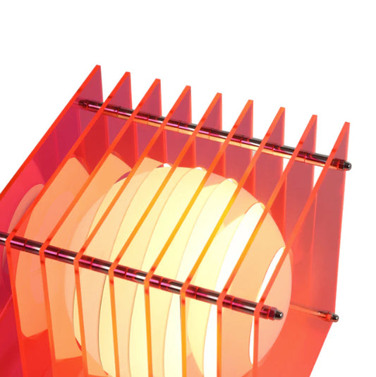 LOP Small Square Pink Lamp