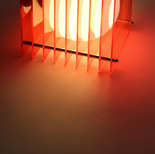 LOP Small Square Pink Lamp