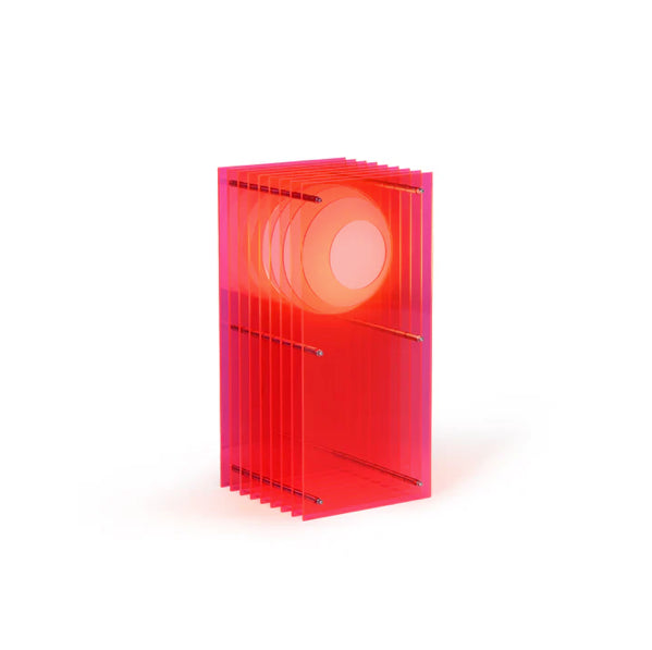 LOP Small Rectangle Pink Lamp