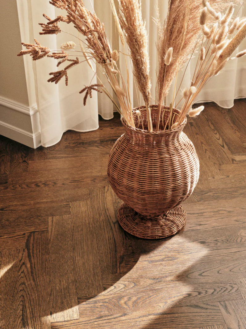 Rattan Vase