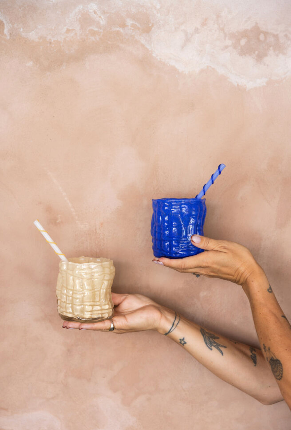 Candle Holder Laranne Beige