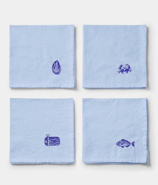 Midnight Napkin Set Josefin La Mer
