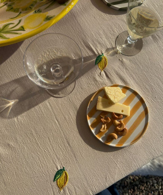 Midnatt Table Cloth Lemon