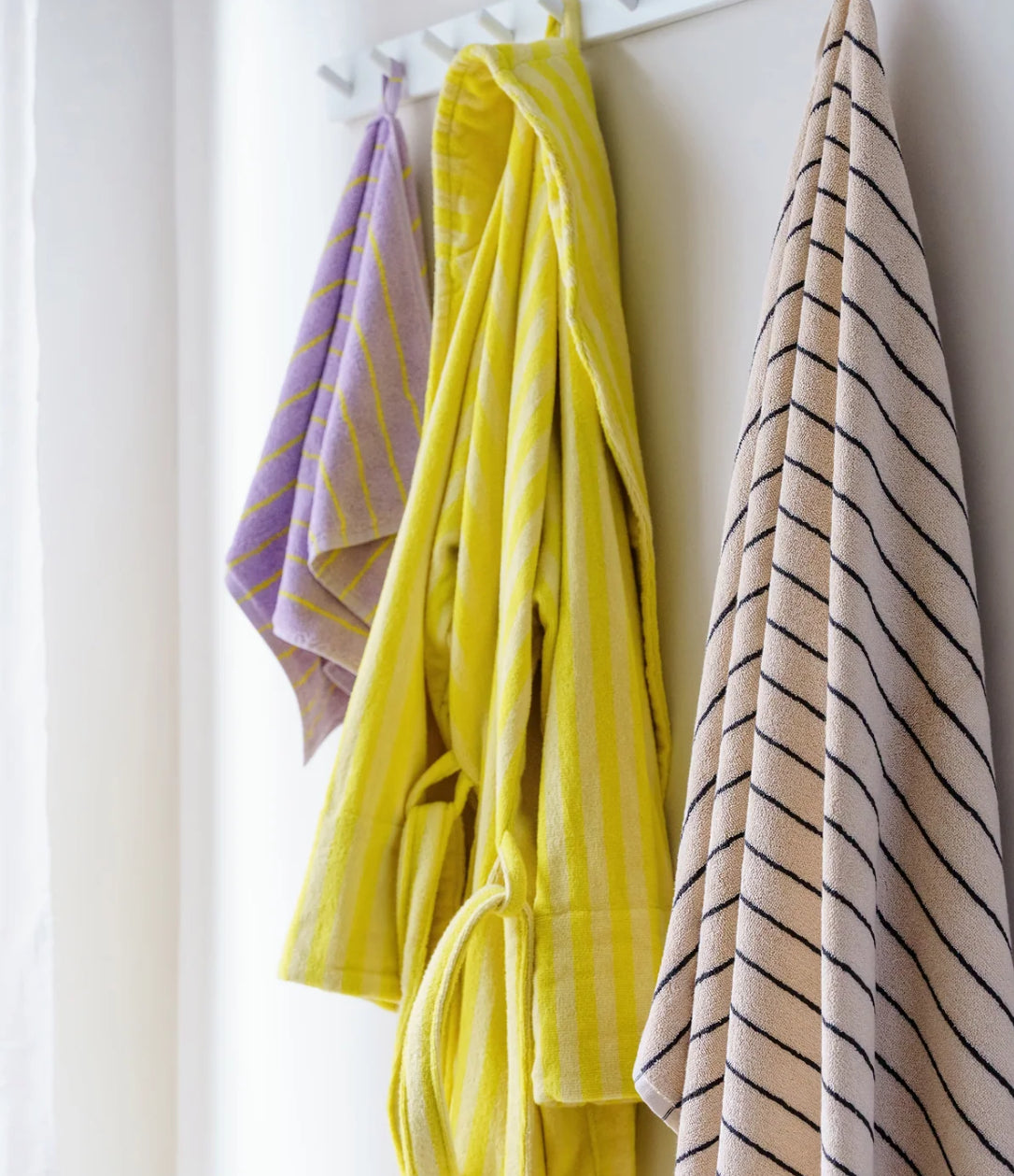 Bongusta Towels Beige & Black