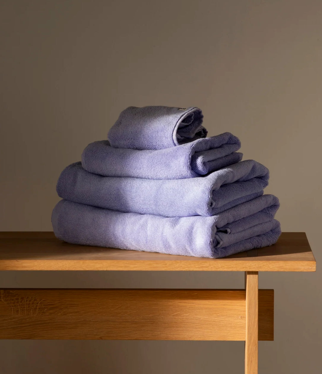 Bongusta Towels Solid Lavender Blue