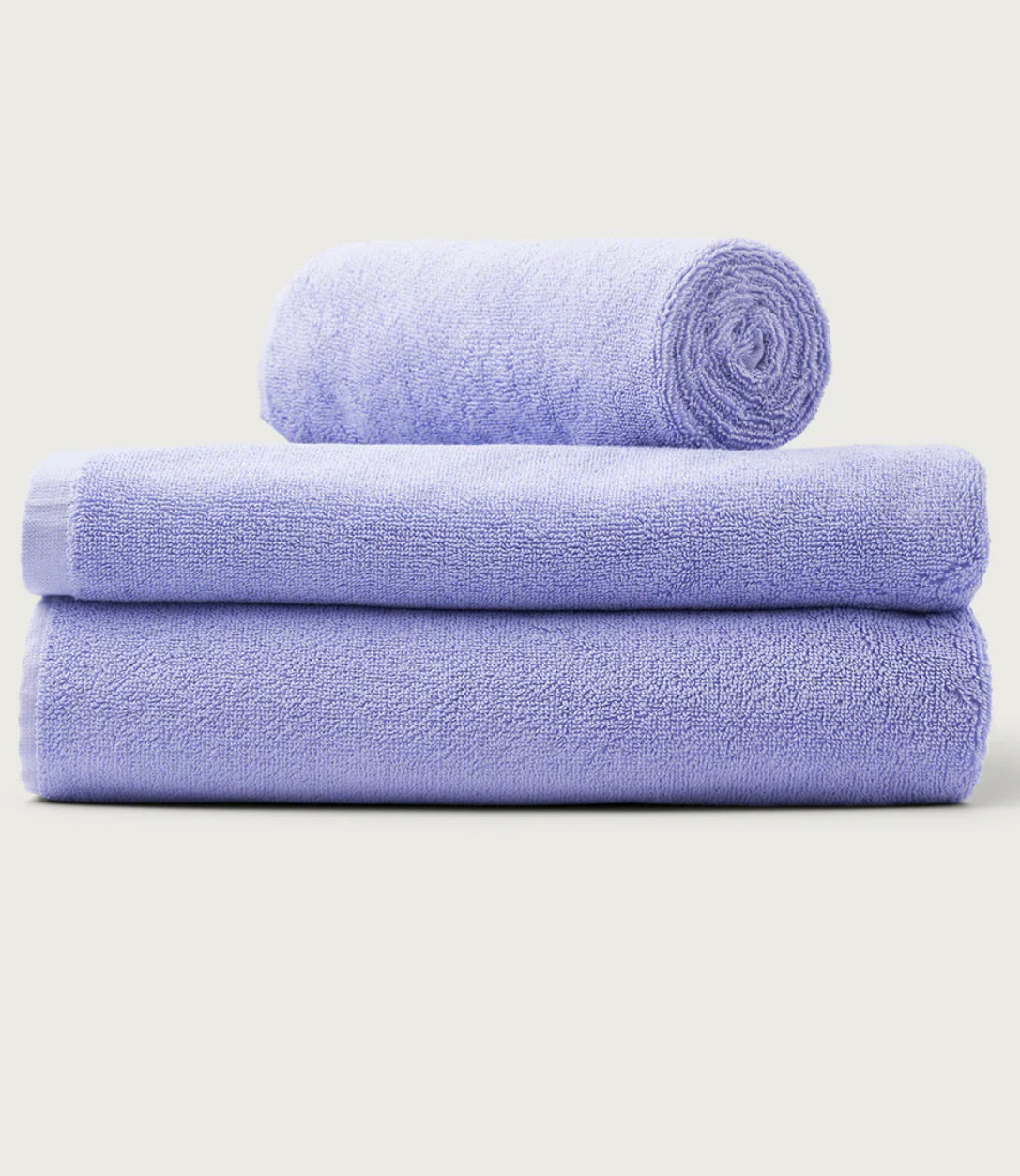 Bongusta Towels Solid Lavender Blue