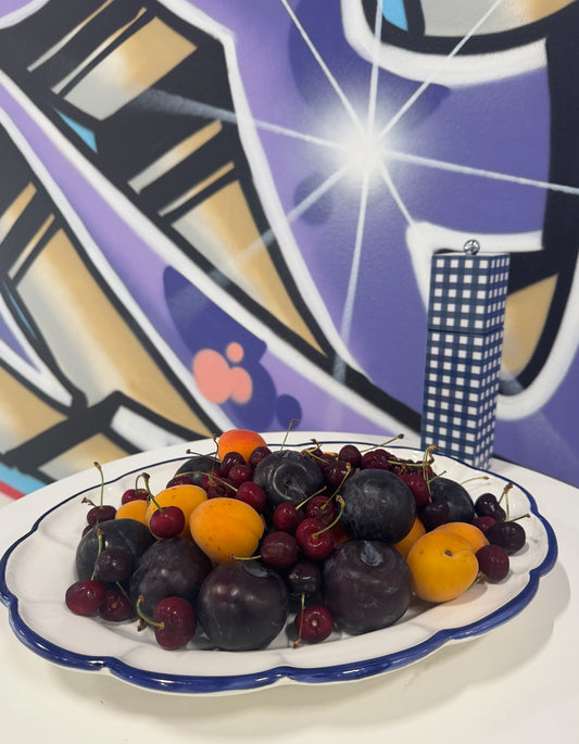 Macina sale e pepe Navy Gingham