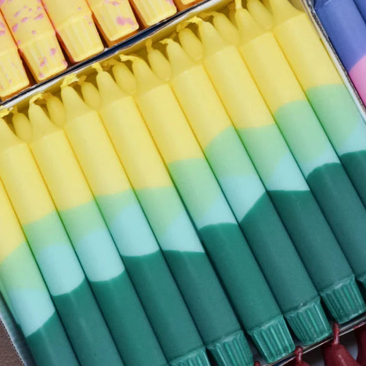 Stearinlys Grønn Lemonade 5-pk