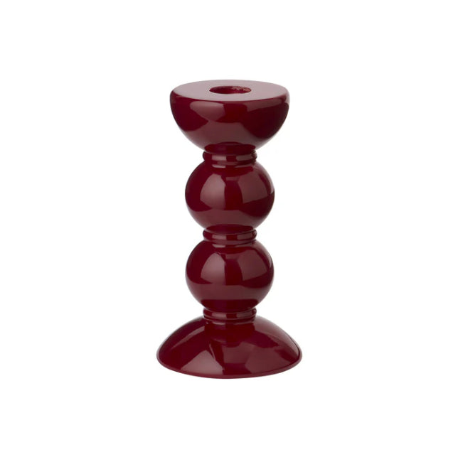Bobbin Burgundy Candle Stick 14 cm