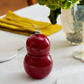 Small Bobbin Salt & Pepper Mill Cherry