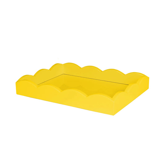 Scalloped Tray Yellow