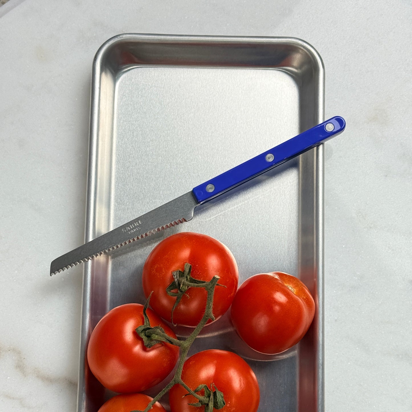 Sabre Paris Vintage Tomato Knife Blue