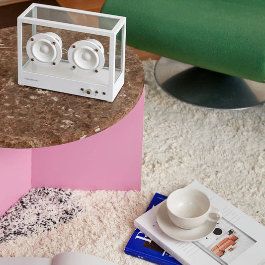 TRANSPARENT Small Speaker White