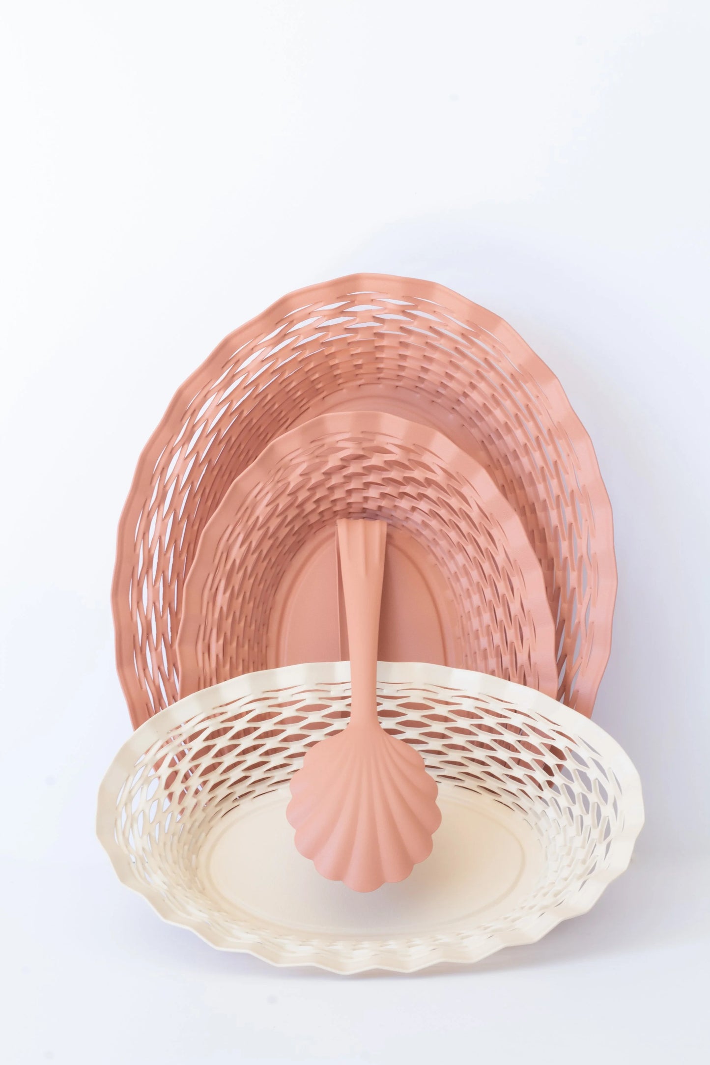 Bread Basket Large Pink