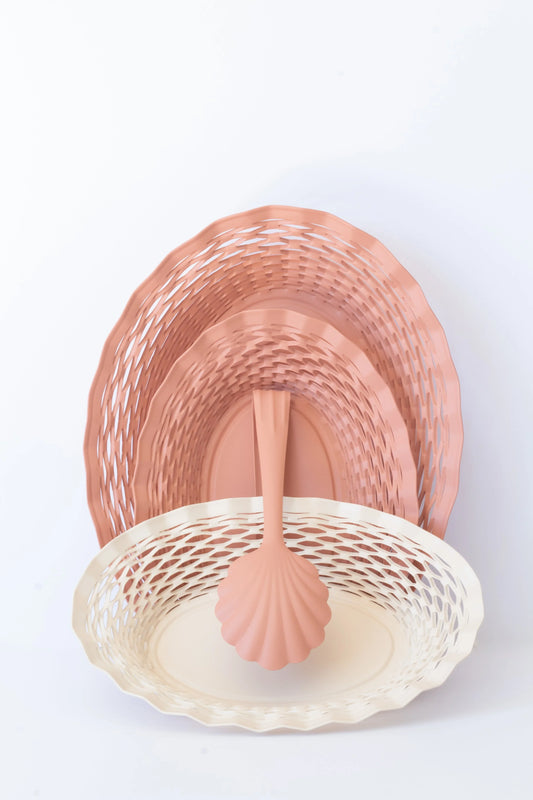 Bread Basket Large Pink
