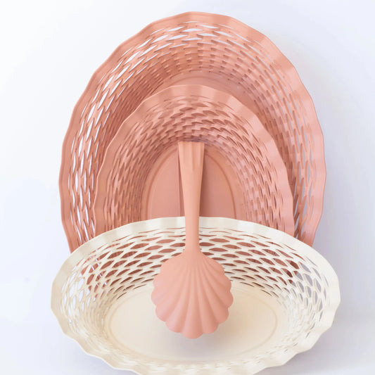 Bread Basket Large Pink