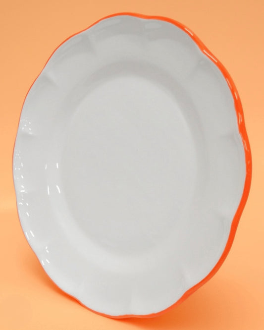 Dinner Plate Orange Line