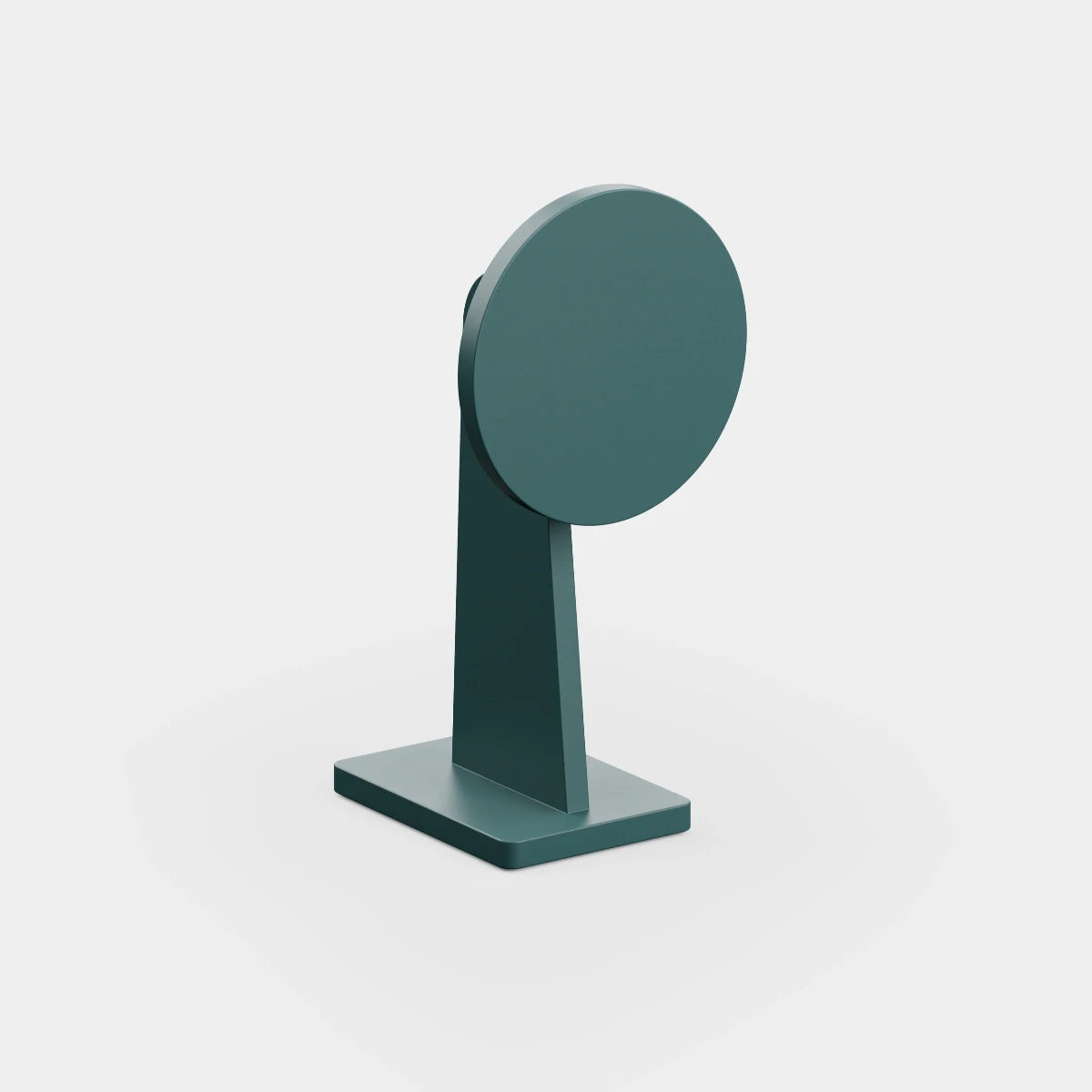 Bokstöd massproductions buffer blågrönt framifrån vit bakgrund