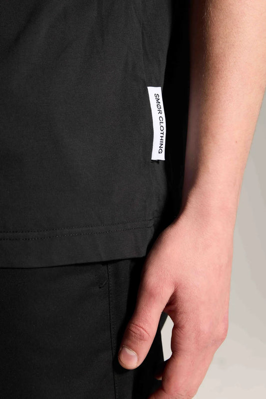 Relaxed Tee Smør Black