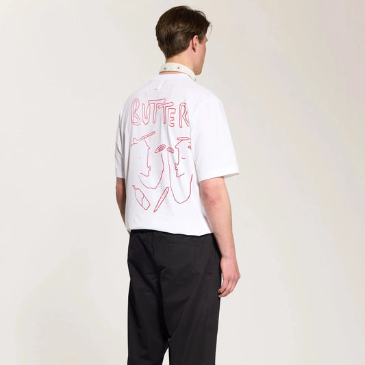 Entspanntes T-Shirt Butter Red SMØR CLOTHING x Ruby Hughes