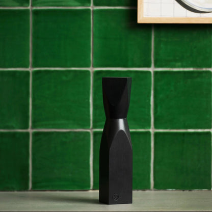 Woodi Salt & Pepper Grinder Black Stained Beech