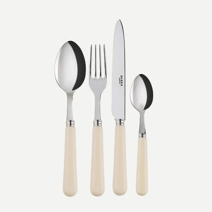Sabre Besteckset, 24-teilig, Pop Unis Elfenbein