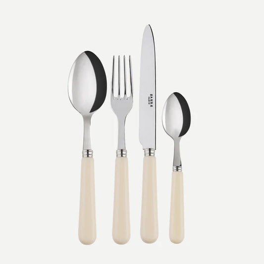 Sabre Bestikksett 24 deler Pop Unis Elfenben