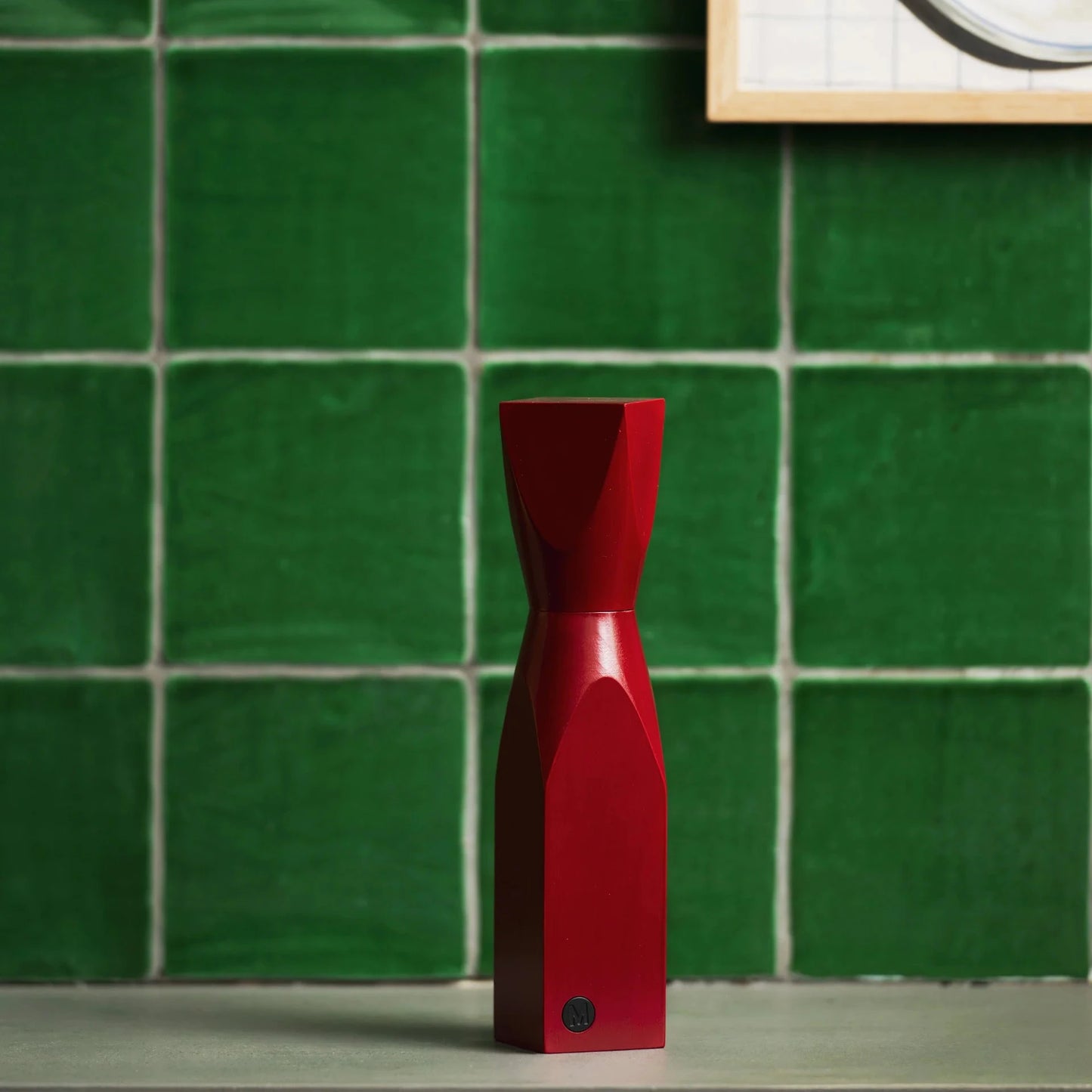 Woodi Salt & Pepper Grinder Burgundy