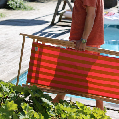 French Deckchair wood Hendaye