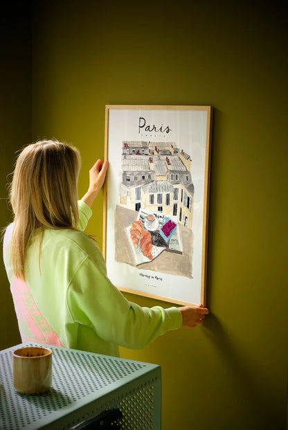 Poster Morning in Paris